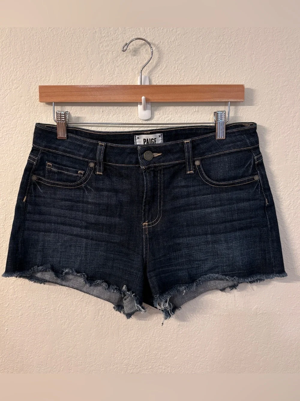 PAIGE Daryn Denim Shorts - Size 27